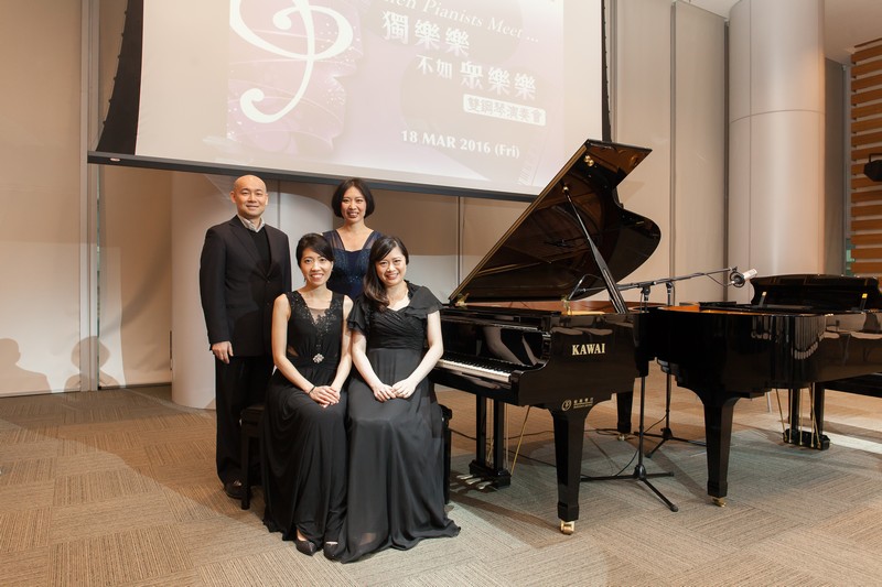 (From left) Dr Karl Lo, Ms Alice Tang, Ms Joycelyn Cheung and Ms Henrika Wong